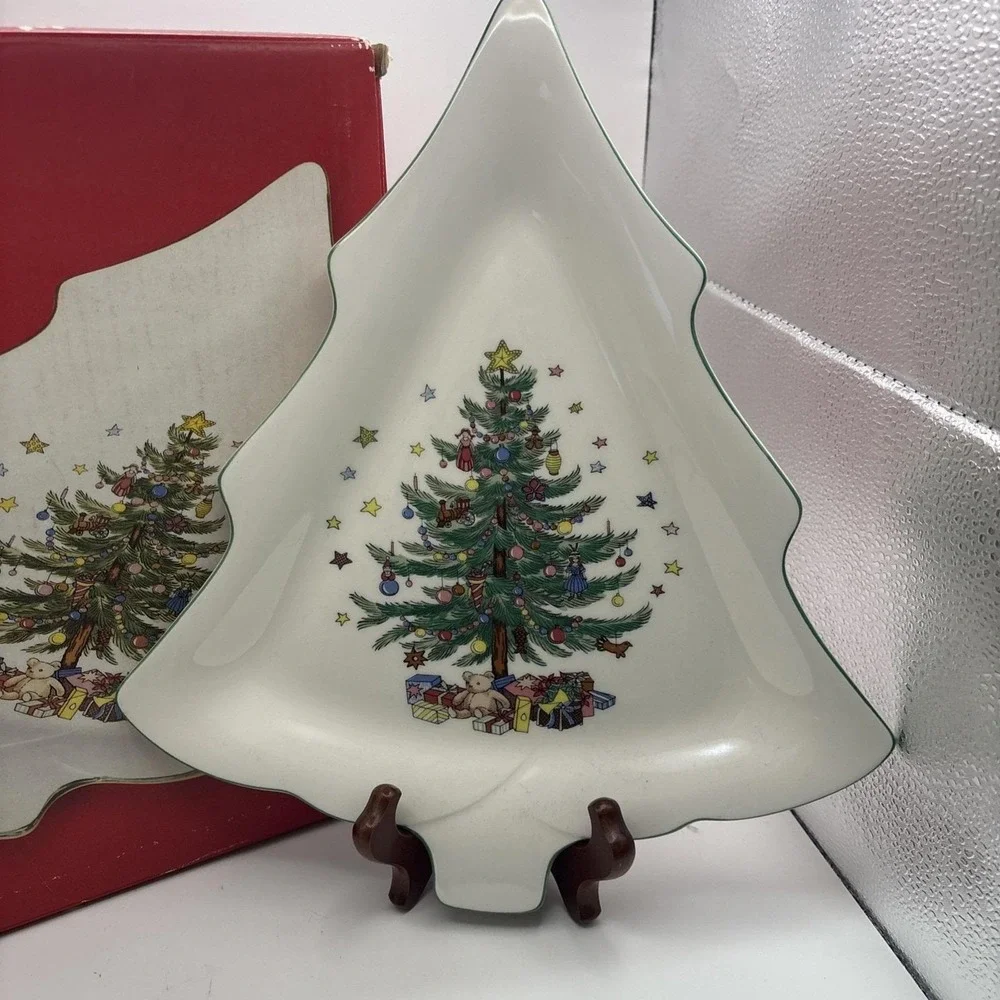 Nikko~Christmastime/Happy Holiday~Christmas Tree Candy Dish~11